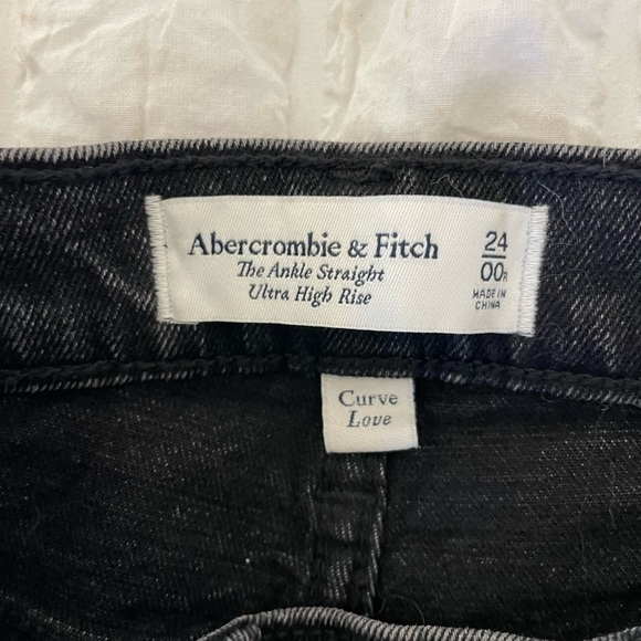 Abercrombie & Fitch curve love the ankle straight denim - Picture 5 of 9